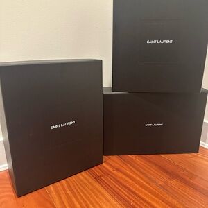 Saint Laurent Black Gift Boxes
